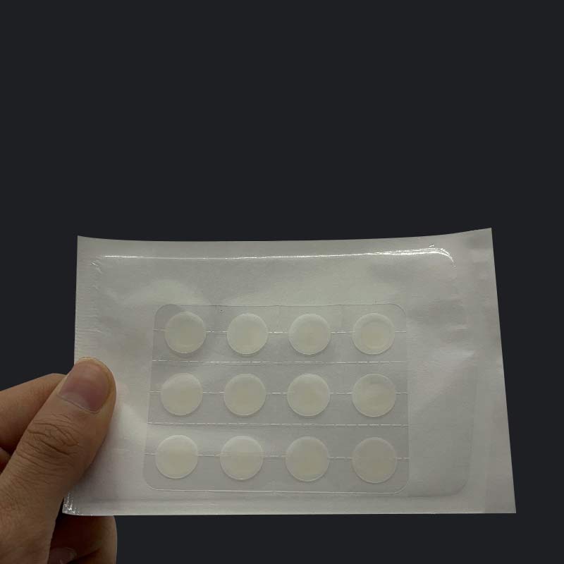 12 Pcs Pressed Edge Waterproof And Invisible Acne Patch