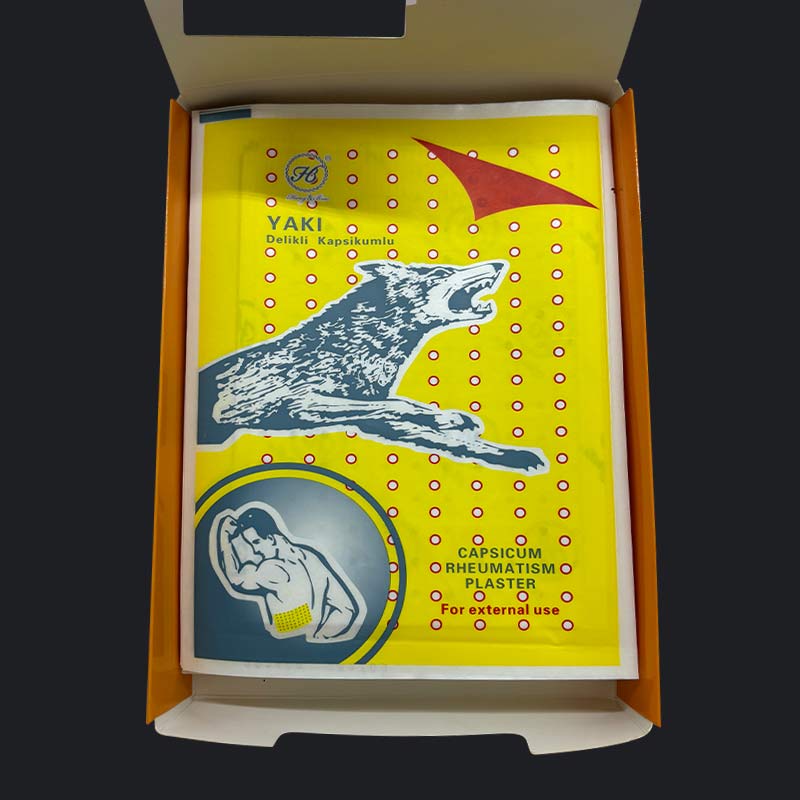 72 Pcs Porous Pain Relief Patch Paper Wolf Plaster