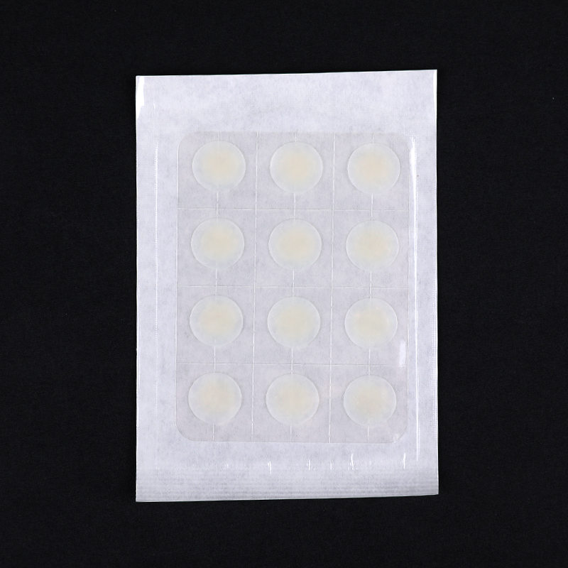 12pcs Transparent Edge Acne Patch/Hydrocolloid Dressing（12 Pieces Size: This Set Contains 12*Patches. 12 mm (12 Pieces) ）