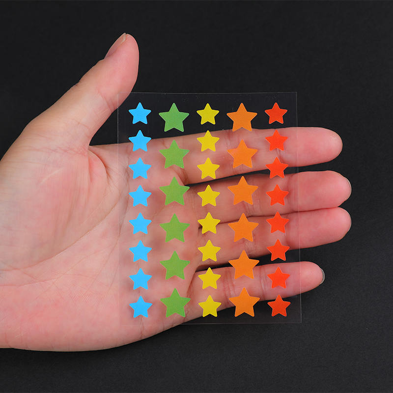 36pcs Rainbow Star Acne Patch（36 Pieces Size: This Set Contains 36*Patches. 12 mm (12 Pieces) And 10mm(24 Pieces)）
