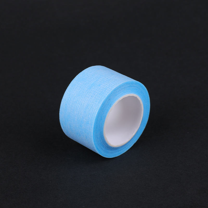 Blue Non-Woven Fabric Silicone Gel Tape Roll for Scar Treatment
