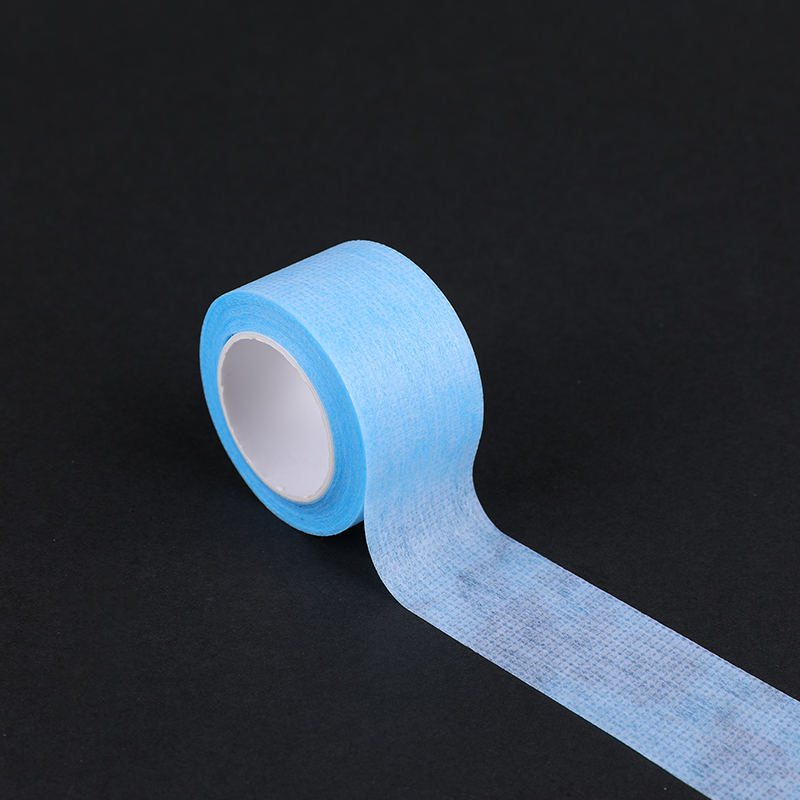 Blue Non-Woven Fabric Silicone Gel Tape Roll for Scar Treatment
